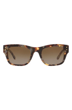 50mm Polarized Gradient Small Square Sunglasses